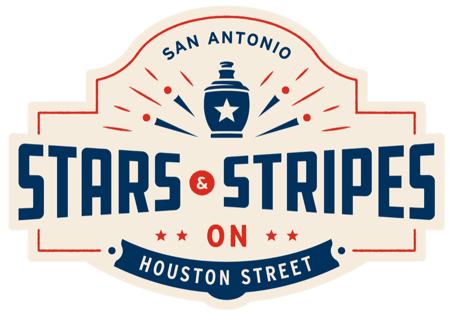 Stars & Stripes on Houston Street — San Antonio